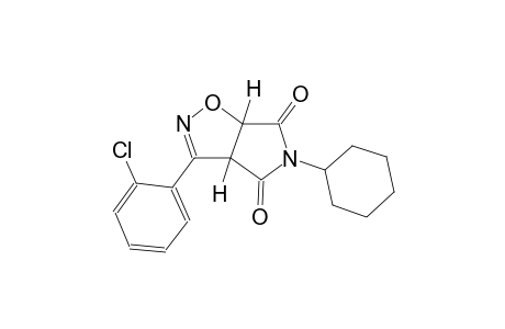 (3aR,6aS)-3-(2-chlorophenyl)-5-cyclohexyl-3aH-pyrrolo[3,4-d]isoxazole-4,6(5H,6aH)-dione
