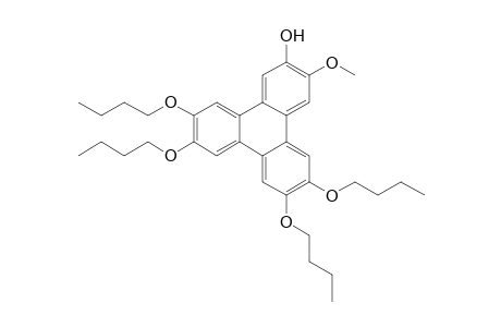 2-Hydroxy-3-methoxy-6,7,10,11-tetrabutyloxytriphenylene