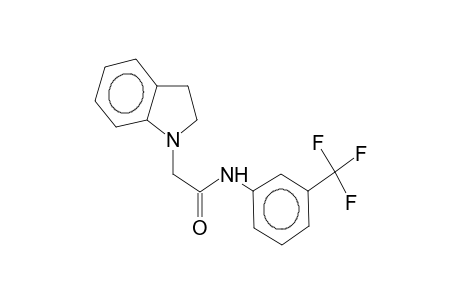 N-(3-trifluoromethylphenyl)-2-(2,3-dihydrobenzopyrrol-1-yl)acetamide