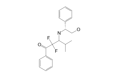 2,2-DIFLUORO-3-[(1R)-2-HYDROXY-1-PHENYLETHYLAMINO]-4-METHYL-1-PHENYLPENTAN-1-ONE