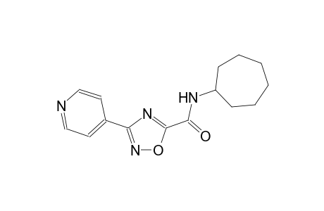 1,2,4-oxadiazole-5-carboxamide, N-cycloheptyl-3-(4-pyridinyl)-