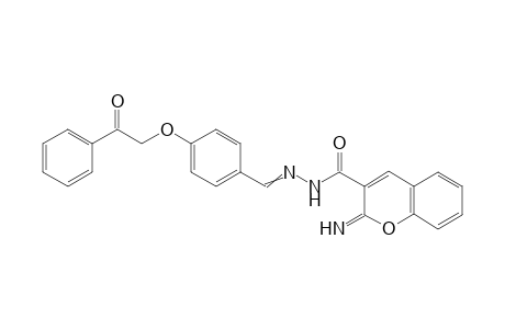 2-Imino-N'-(4-(2-oxo-2-phenylethoxy)benzylidene)-2H-chromene-3-carbohydrazide