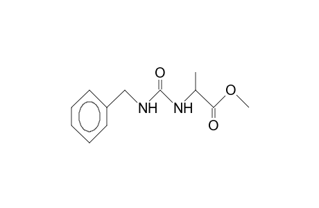 1-Benzyl-3-(1-methoxycarbonyl-ethyl)-urea