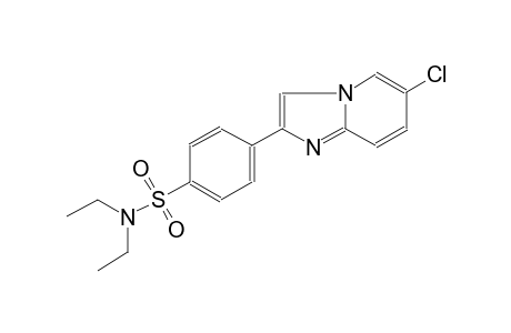 benzenesulfonamide, 4-(6-chloroimidazo[1,2-a]pyridin-2-yl)-N,N-diethyl-