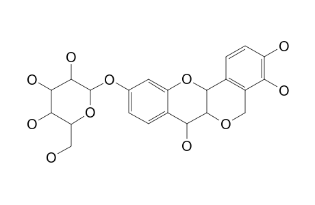 MOPANOLSIDE;7-O-BETA-MOPANOL-BETA-D-GLUCOPYRANOSIDE