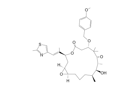 (1S,3S,7S,10R,11S,12S,16R)-3-[(E)-1-Methyl-2-(2-methyl-1,3-thiazol-4-yl)-1-ethenyl]-11-hydroxy-7-(4-methoxybenzyloxy)-8,8,10,12-tetramethyl-4,17-dioxabicyclo[14.1.0]heptadecane-5,9-dione