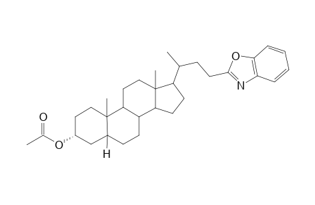 23-(Benzoxazol-2'-yl)-3.alpha.-acetoxynor-cholane