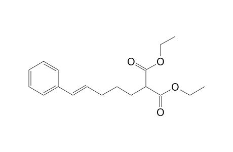 2-[(E)-5-phenylpent-4-enyl]malonic acid diethyl ester