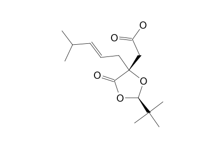 (2R,4R)-[2-TERT.-BUTYL-4-(4-METHYLPENT-2-ENYL)-5-OXO-1,3-DIOXOLAN-4-YL]-ACETIC-ACID