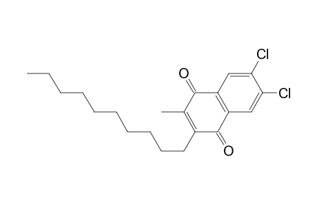 1,4-Naphthalenedione, 6,7-dichloro-2-decyl-3-methyl-