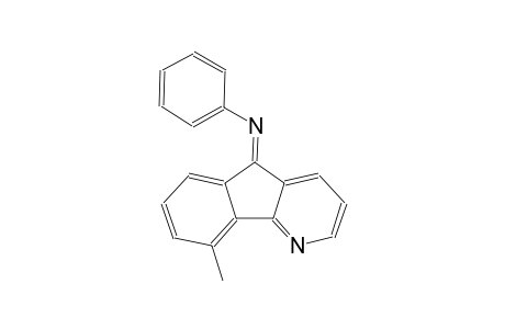 benzenamine, N-[(5E)-9-methyl-5H-indeno[1,2-b]pyridin-5-ylidene]-