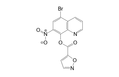5-Isoxazolecarboxylic acid, 5-bromo-7-nitro-8-quinolinyl ester