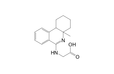 2-[(4a-methyl-1,2,3,4,5,10b-hexahydrophenanthridin-6-ylidene)ammonio]acetate