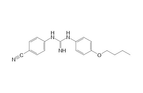 1-(p-butoxyphenyl)-3-(p-cyanophenyl)guanidine