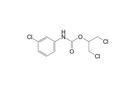 m-chlorocarbanilic acid, 2-chloro-1-(chloromethyl)ethyl ester