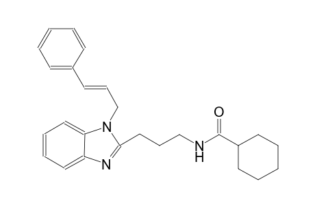 cyclohexanecarboxamide, N-[3-[1-[(2E)-3-phenyl-2-propenyl]-1H-benzimidazol-2-yl]propyl]-