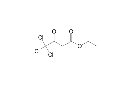 3-hydroxy-4,4,4-trichlorobutyric acid, ethyl ester