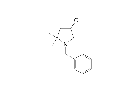 1-(benzyl)-4-chloro-2,2-dimethyl-pyrrolidine