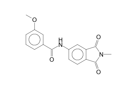 3-Methoxy-N-(2-methyl-1,3-dioxo-2,3-dihydro-1H-isoindol-5-yl)benzamide