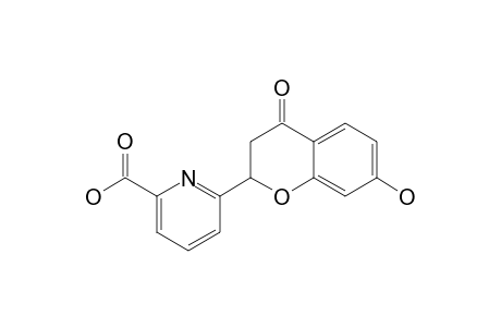 6-(7-HYDROXY-4-OXO-4H-CHROMAN-2-YL)-PYRIDINE-2-CARBOXYLIC-ACID