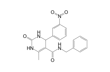 N-Benzyl-1,2,3,4-tetrahydro-6-methyl-4-(3-nitrophenyl)-2-oxopyrimidine-5-carboxamide