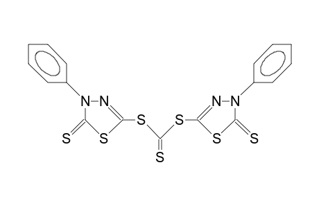 5,5-Thiocarbonyl-dithio-bis(3-phenyl-1,3,4-thiadiazole-2-(3H)-thione