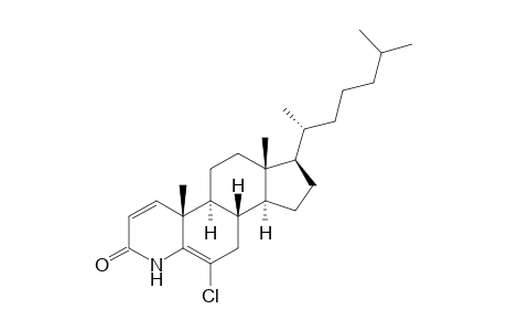 6-Chloro-4-azacholesta-1,5-dien-3-one