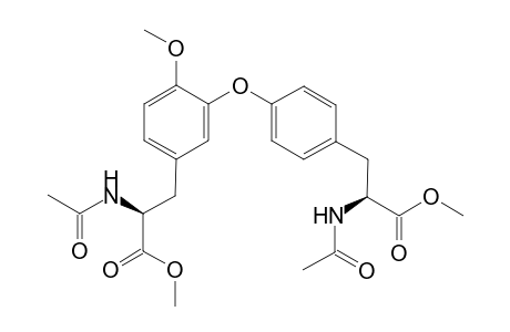 (S)-N-Acetyl-O-[5-[2-[(acetyl)amino]-2-(methoxycarbonyl)ethyl]-2-methoxyphenyl]-L-tyrosine Methyl ester