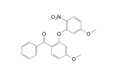 4-methoxy-2-(5-methoxy-2-nitrophenoxy)benzophenone