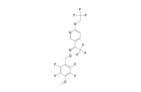 (2-[2,2,2-TRIFLUOROETHOXY]-PYRIDIN-5-YL)-TRIFLUOROMETHYLKETONE-(2,3,5,6-TETRAFLUORO-4-METHOXYBENZYL)-OXIME