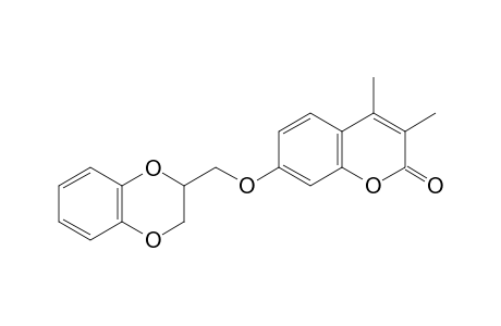 1,4-Benzodioxin, 2H-1-benzopyran-2-one derivative