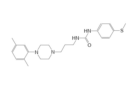urea, N-[3-[4-(2,5-dimethylphenyl)-1-piperazinyl]propyl]-N'-[4-(methylthio)phenyl]-