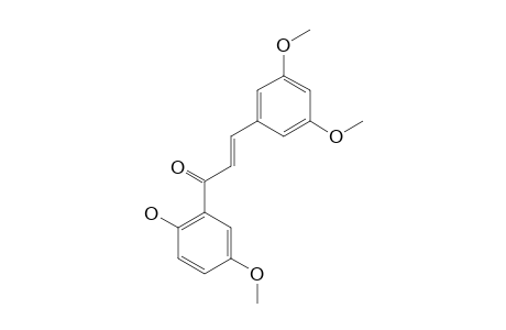 (E)-3-(3,5-DIMETHOXYPHENYL)-1-(2-HYDROXY-5-METHOXYPHENYL)-PROP-2-EN-1-ONE