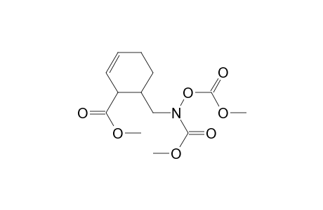 2-Cyclohexene-1-carboxylic acid, 6-[[(methoxycarbonyl)[(methoxycarbo nyl)oxy]amino]methyl]-, methyl ester, cis-(.+-.)-