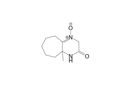 2H-Cycloheptapyrazin-2-one, 1,3,5,6,7,8,9,9a-octahydro-9a-methyl-, 4-oxide