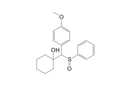 1-[(4-Methoxyphenyl)(phenylsulfnyl)methyl]cyclohexanol