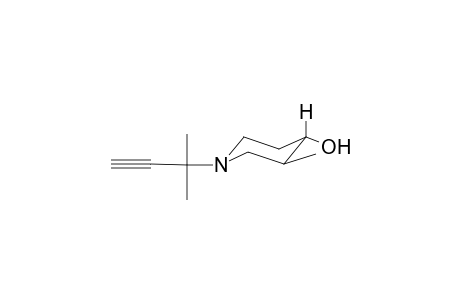 Piperidin-4-ol, 3-methyl-N-(1,1-dimethyl-2-propynyl)-