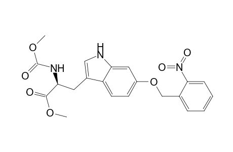 N-(Methoxycarbonyl)-6-(2'-nitrobenzyloxy)tryptophan methyl ester