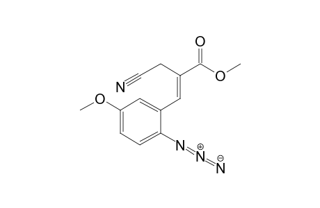(E)-Methyl 3-(2-azido-5-methoxyphenyl)-2-cyanomethylpropenoate
