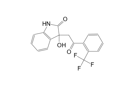 2H-indol-2-one, 1,3-dihydro-3-hydroxy-3-[2-oxo-2-[2-(trifluoromethyl)phenyl]ethyl]-