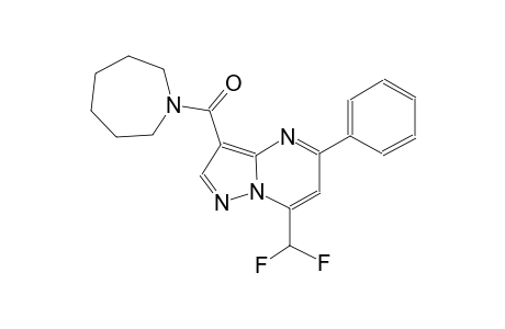 7-(difluoromethyl)-3-(hexahydro-1H-azepin-1-ylcarbonyl)-5-phenylpyrazolo[1,5-a]pyrimidine
