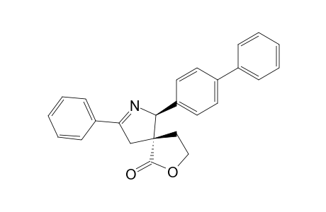 exo-(5S*,6S*)-6-(4-phenylphenyl)-8-phenyl-2-oxa-7-azaspiro[4.4]non-7-en-1-one