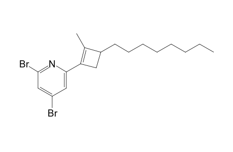 2,4-Dibromo-6-(2-methyl-3-octylcyclobut-1-en-1-yl)pyridine