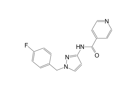 N-[1-(4-fluorobenzyl)-1H-pyrazol-3-yl]isonicotinamide