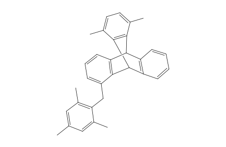 1,4-Dimethyl-9-(2,4,6-trimethylbenzyl)triptycene