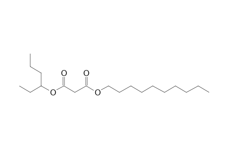 Malonic acid, decyl 3-hexyl ester