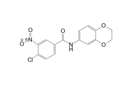 benzamide, 4-chloro-N-(2,3-dihydro-1,4-benzodioxin-6-yl)-3-nitro-