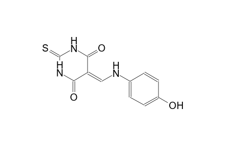 4,6(1H,5H)-pyrimidinedione, dihydro-5-[[(4-hydroxyphenyl)amino]methylene]-2-thioxo-