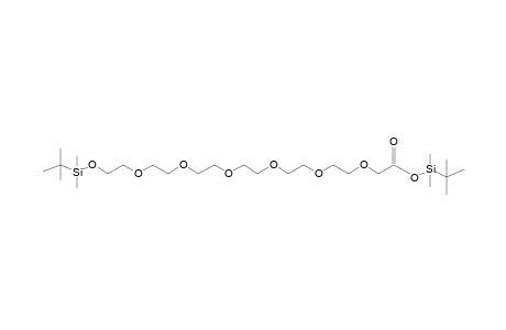 Tert-butyldimethylsilyl 2,2,3,3-tetramethyl-4,7,10,13,16,19,22-heptaoxa-3-silatetracosan-24-oate