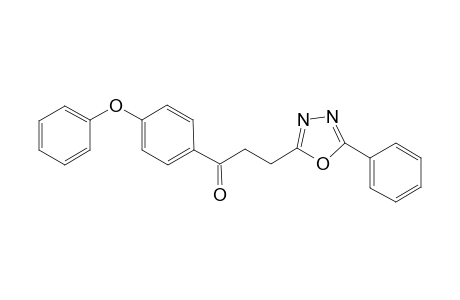 1-(p-Phenoxyphenyl)-3-[5'-phenyl-1',3',4'-oxadiazol-2'-yl]propan-1-one
